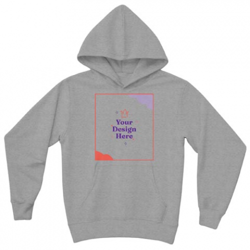 Bella + Canvas 3719Y Unisex Youth Pullover Hoodie Front Print