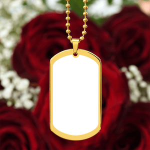 Non-Message Card Engraved Heart Necklace