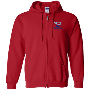 G186 Gildan Zip Up Hooded Sweatshirt