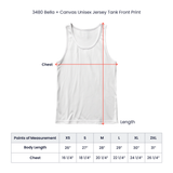 Unisex Jersey Tank Front Print