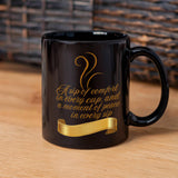Black  and Gold Royal Ceramic Mug