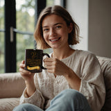Black  and Gold Royal Ceramic Mug