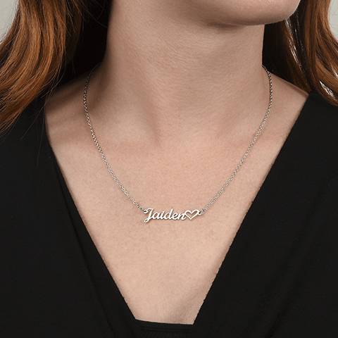 Heart Name Necklace